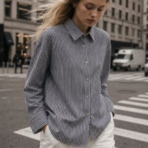 GILET LONG À MANCH